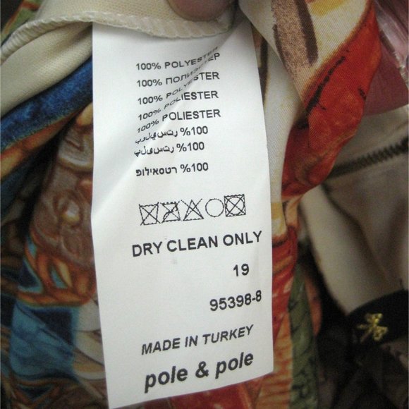 Pole and Pole Women Dress Size 3 Zipper Cap Sleeve Polyester Lined - Picture 12 of 12